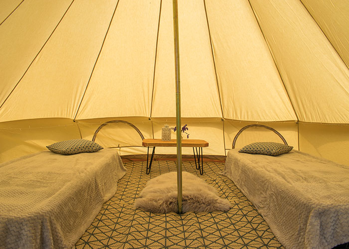 Bell tent hire Cornwall