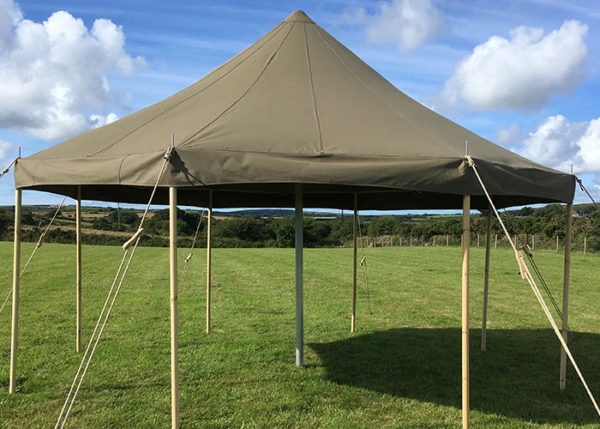 5m canvas tent